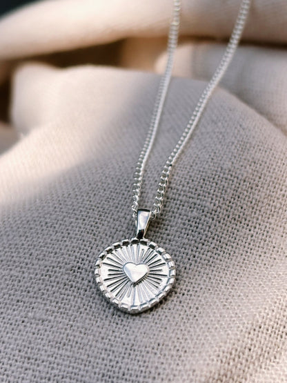 TARI HEART Halskette | Necklace Silver