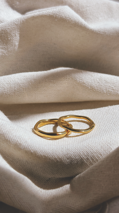 BENITA thin Ring Gold