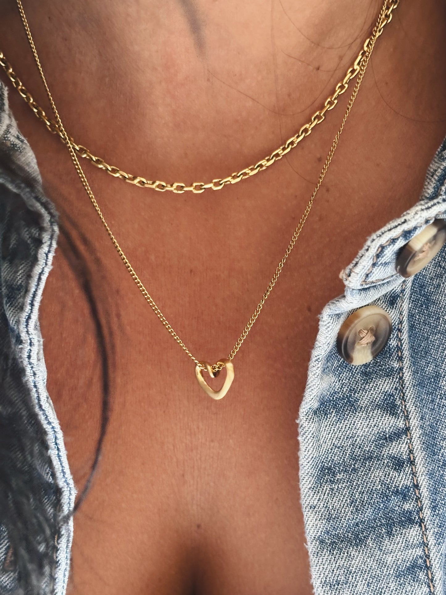 WIANA HEART Halskette | Necklace Gold