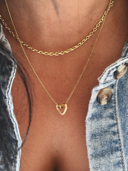 WIANA HEART Halskette | Necklace Gold