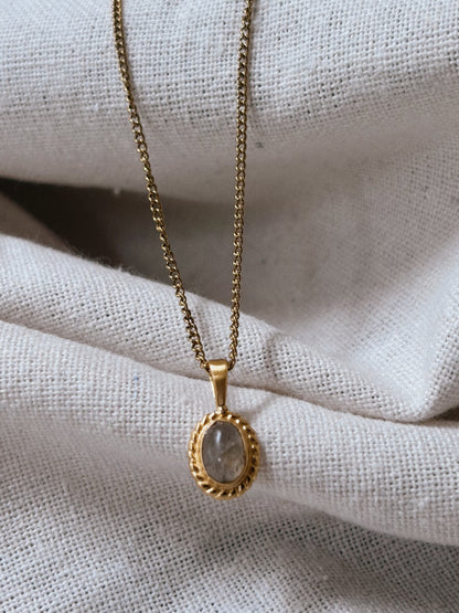 MILYA Labradorit Halskette | Necklace Gold
