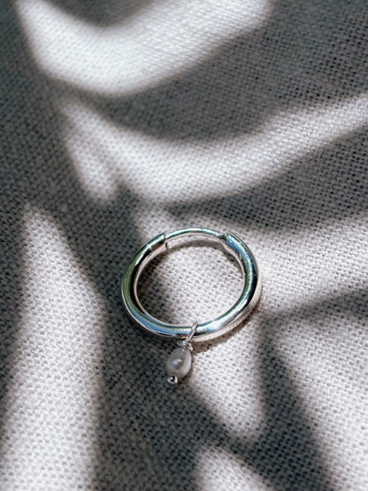 RINA (mit oder ohne Anhänger) 12mm Ohrring | Earring Silver