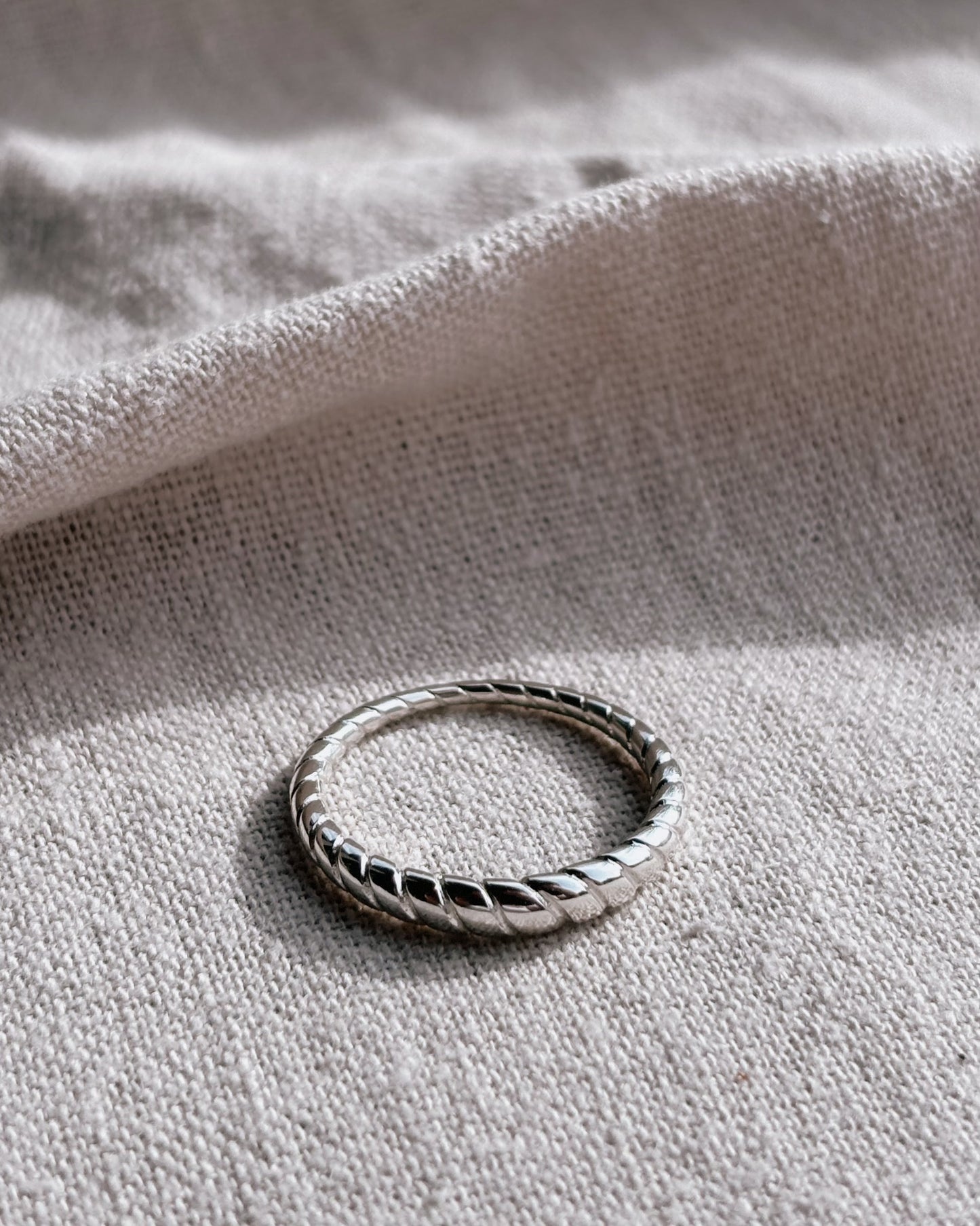 EMILY (twisted) Ring Silver