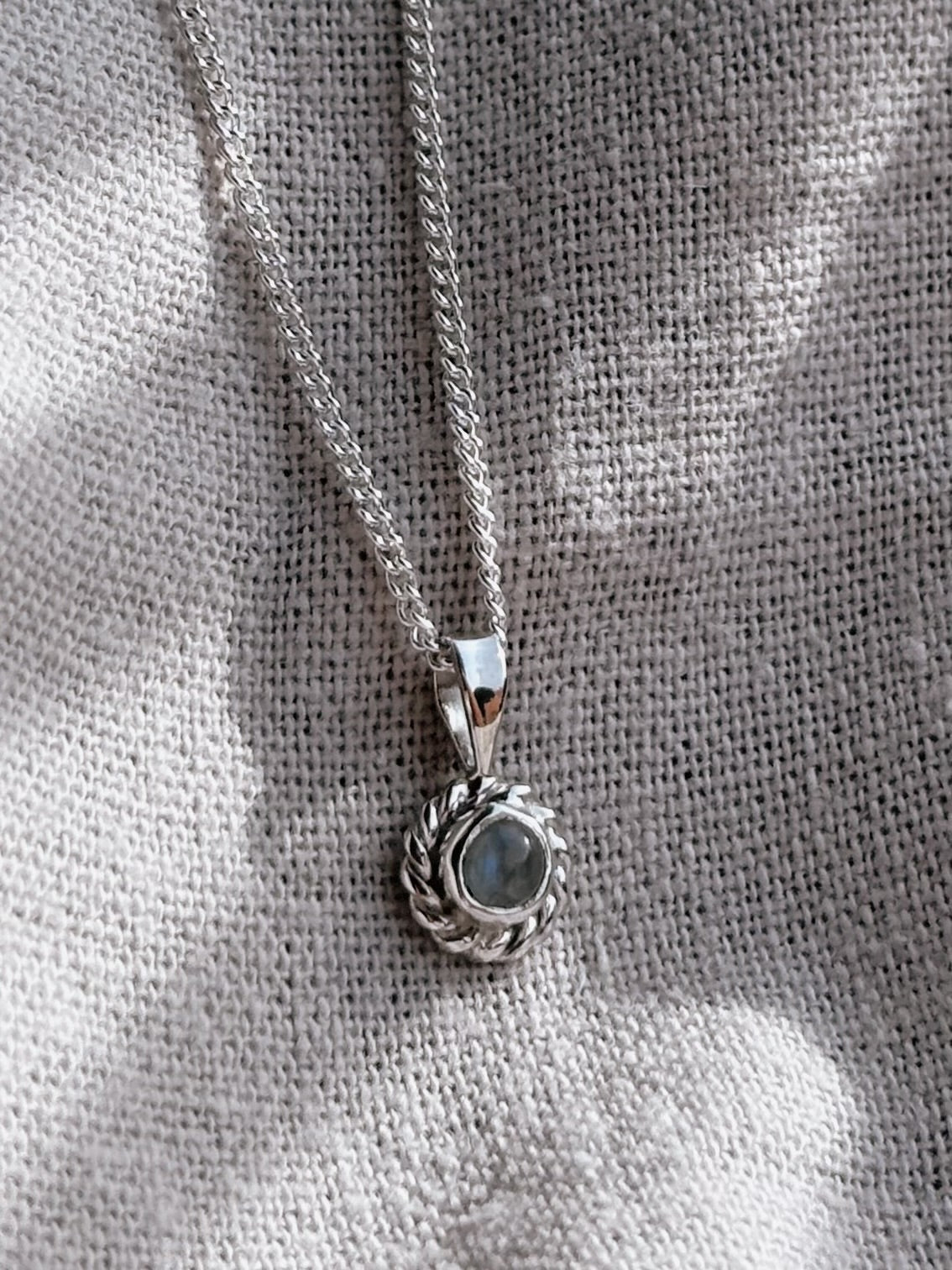 CINTA Mondstein Halskette | Necklace Silver