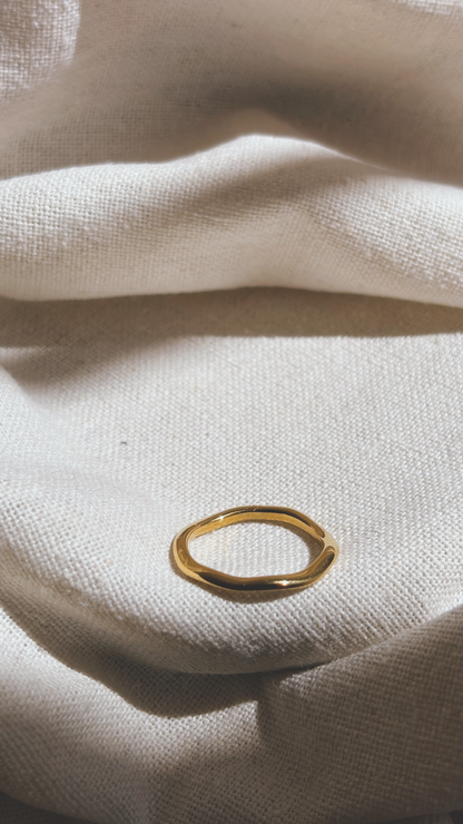 BENITA thin Ring Gold