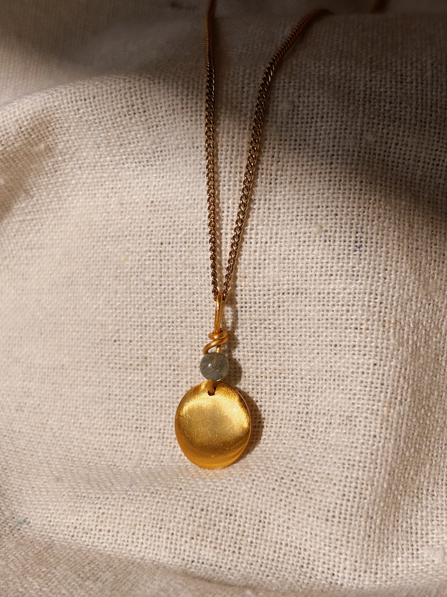 ANAM Labradorit Halskette | Necklace Gold