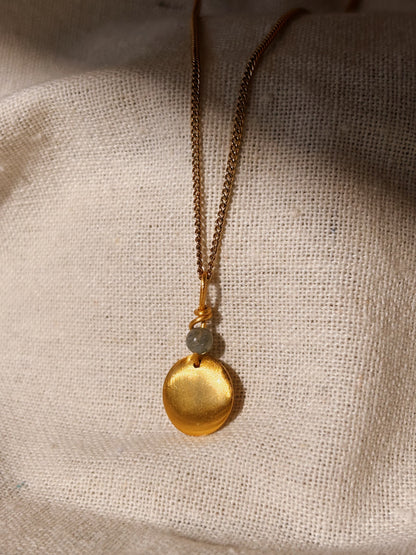 ANAM Labradorit Halskette | Necklace Gold