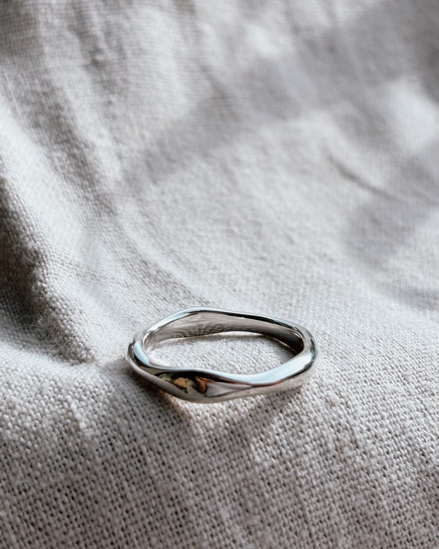 BENITA (Wave) Ring Silver breit | wide