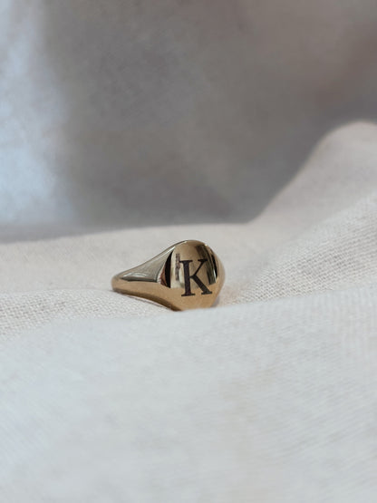 Persönliche Gravur | Engraving Ring Gold Oval