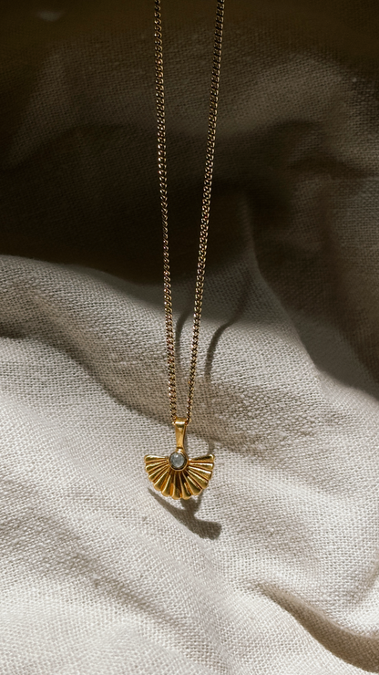 RAISA Moonstone Halskette | Necklace Gold