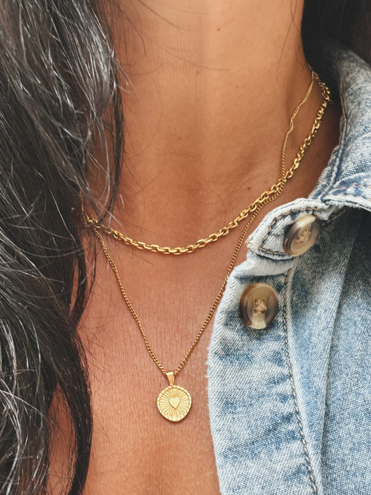 TARI HEART LOVE. Halskette | Necklace Gold