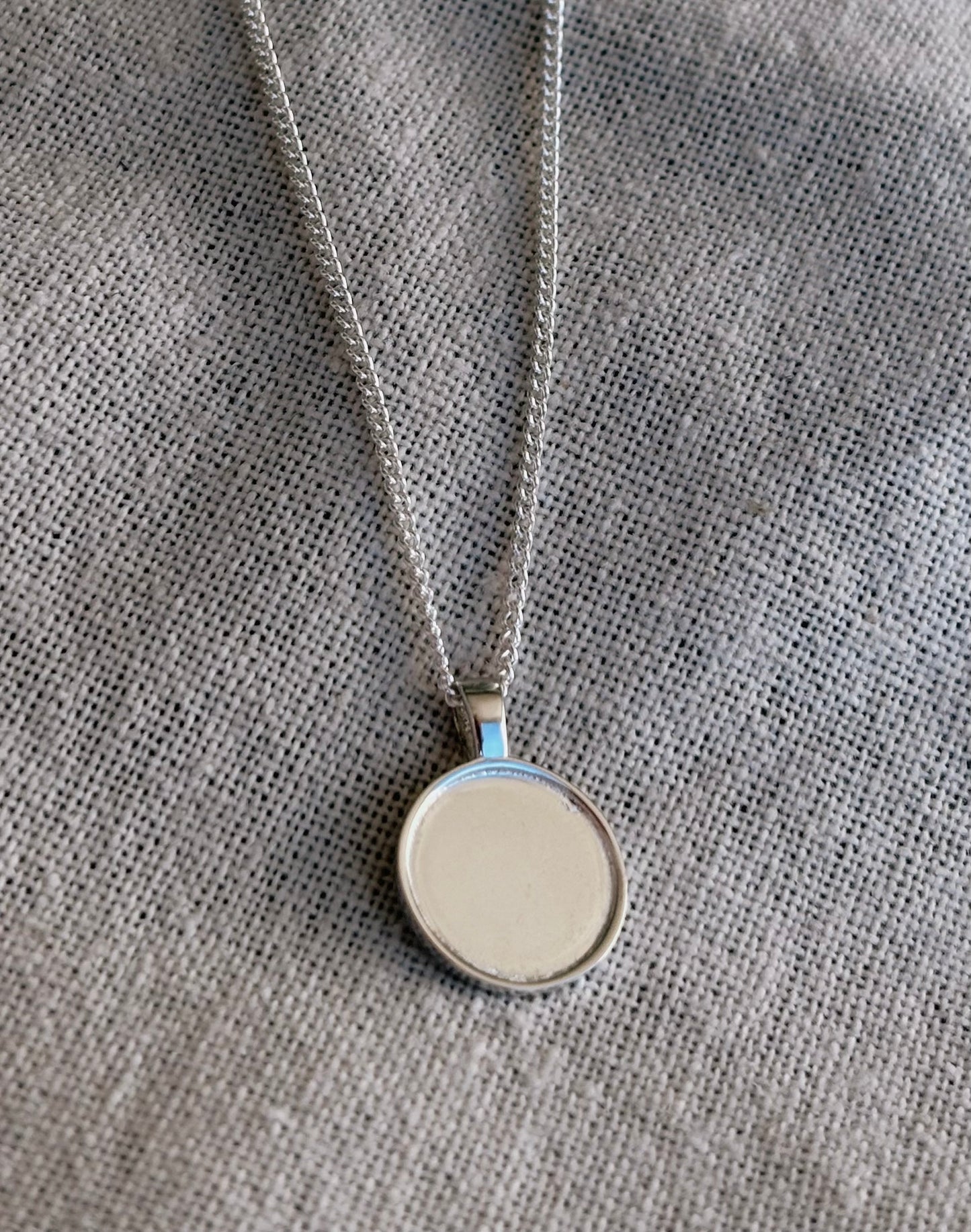 Persönliche Gravur | Engraving Kette Silber (Kette & Anhänger)