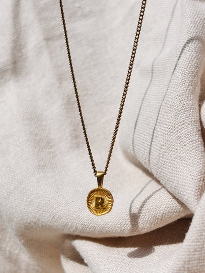 BUCHSTABEN Halskette | LETTER Necklace Gold