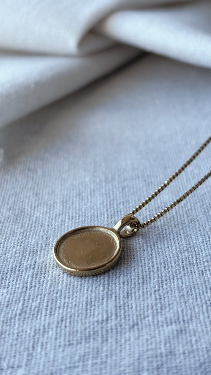 Persönliche Gravur | Engraving Kette Gold (Kette & Anhänger)