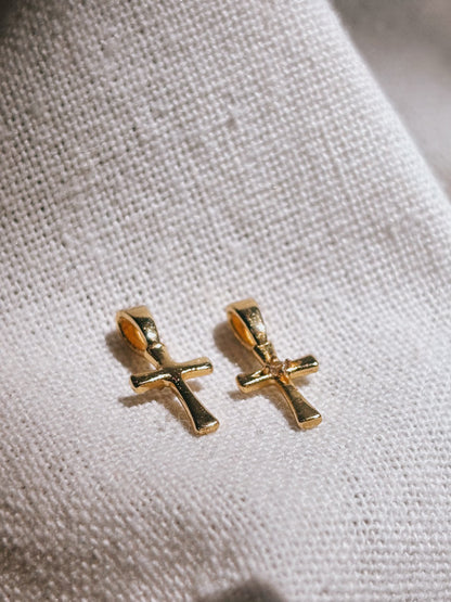 KREUZ Zircon Halskette | Necklace Gold