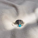 CLEO Turquoise Ring Silver