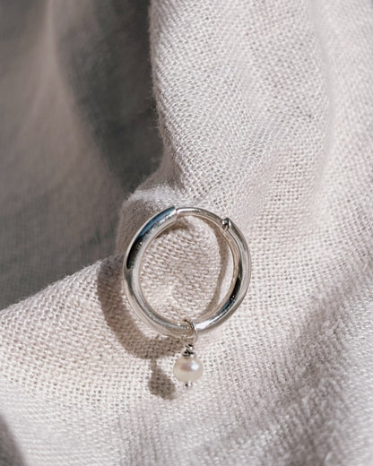 RINA (mit oder ohne Anhänger) 12mm Ohrring | Earring Silver