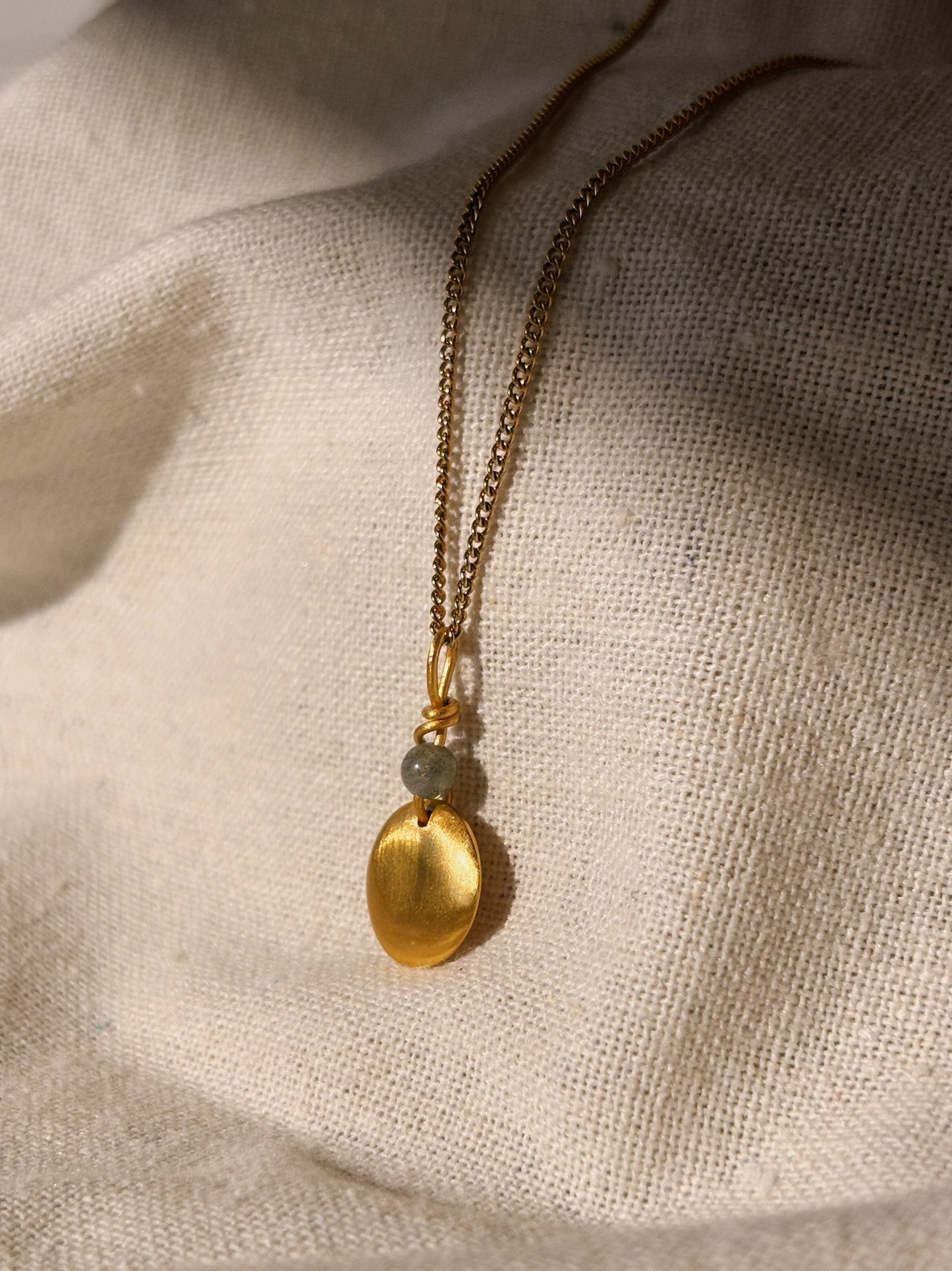 ANAM Labradorit Halskette | Necklace Gold