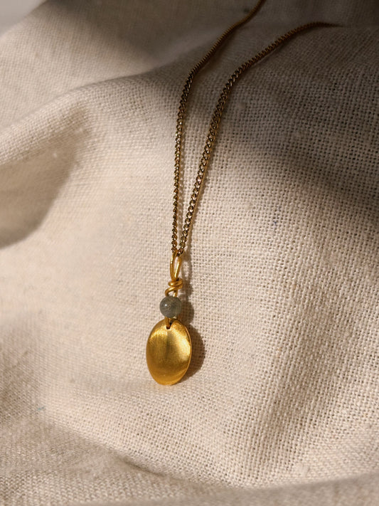 ANAM Labradorit Halskette | Necklace Gold