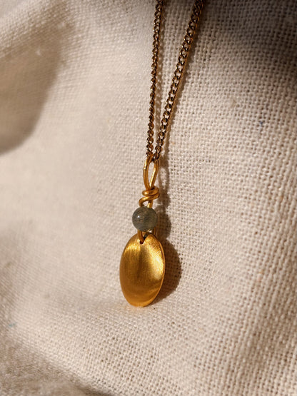 ANAM Labradorit Halskette | Necklace Gold