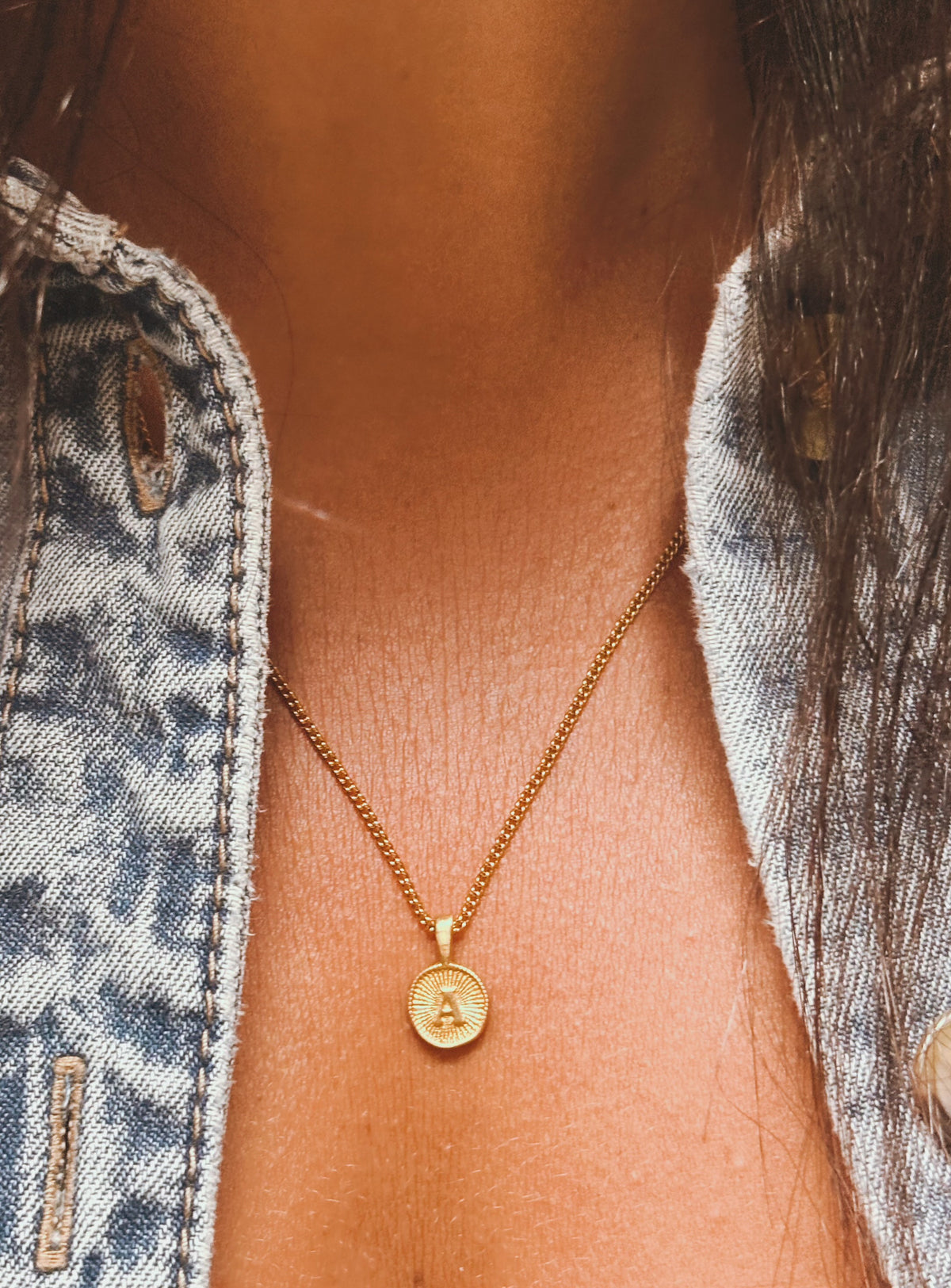 BUCHSTABEN Halskette | LETTER Necklace Gold
