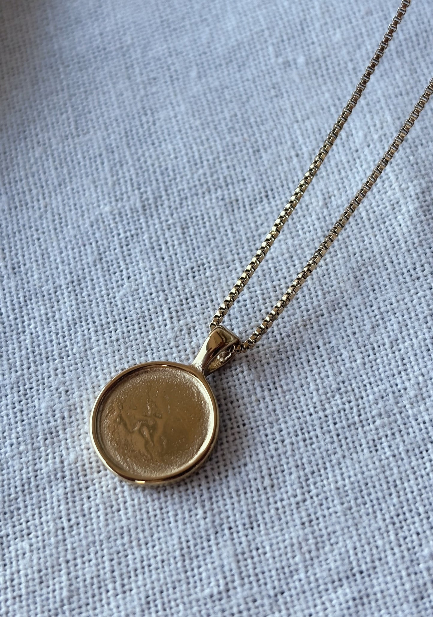 Persönliche Gravur | Engraving Kette Gold (Kette & Anhänger)