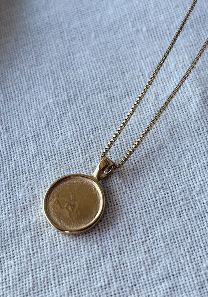 Persönliche Gravur | Engraving Kette Gold (Kette & Anhänger)