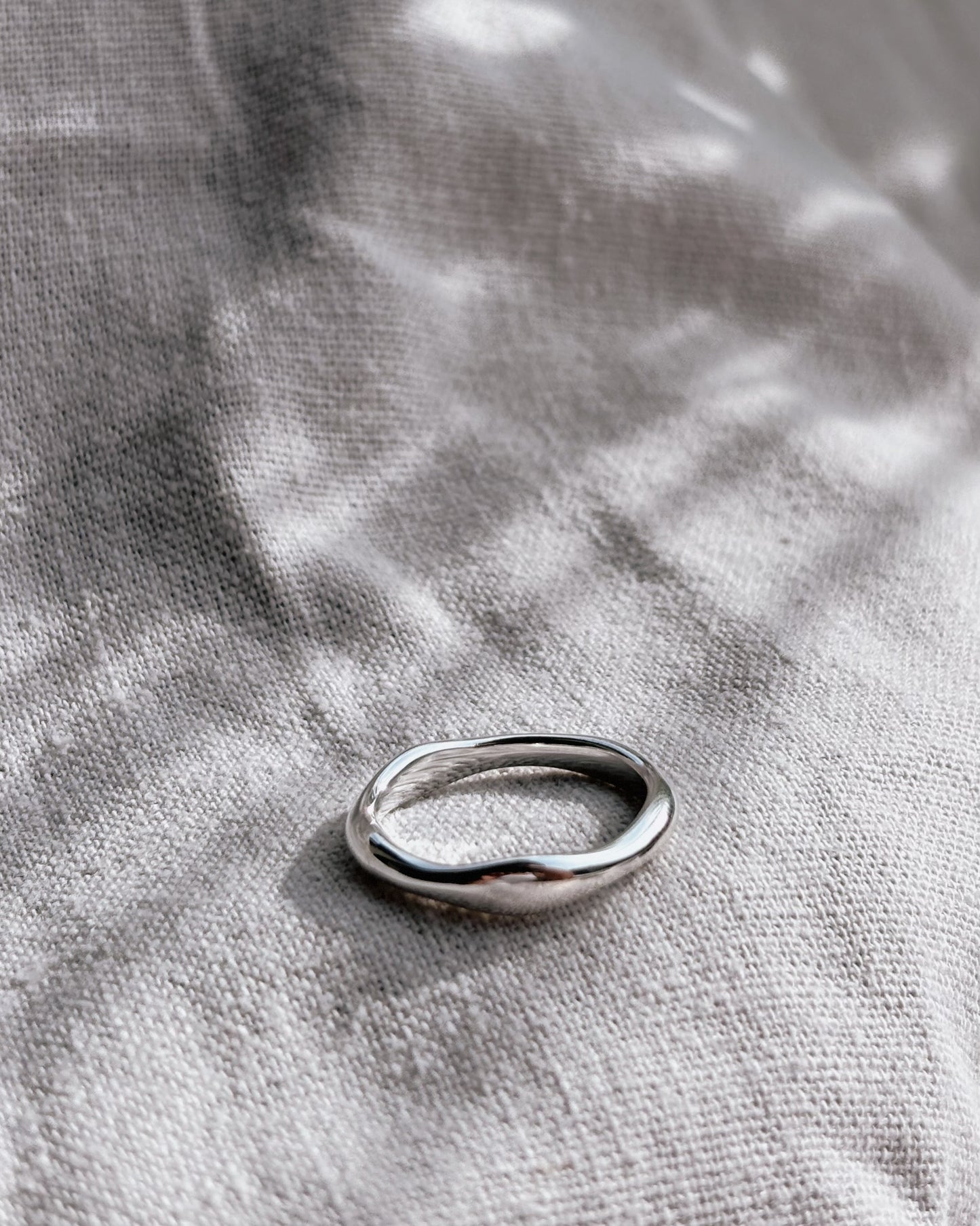 BENITA (Wave) Ring Silver breit | wide