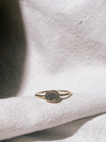 ADE Pāua(Abalone) Ring Gold