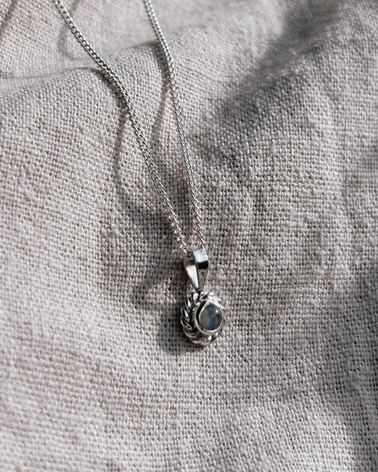 CINTA Mondstein Halskette | Necklace Silver