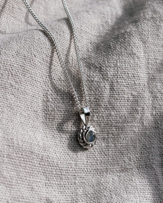 CINTA Mondstein Halskette | Necklace Silver