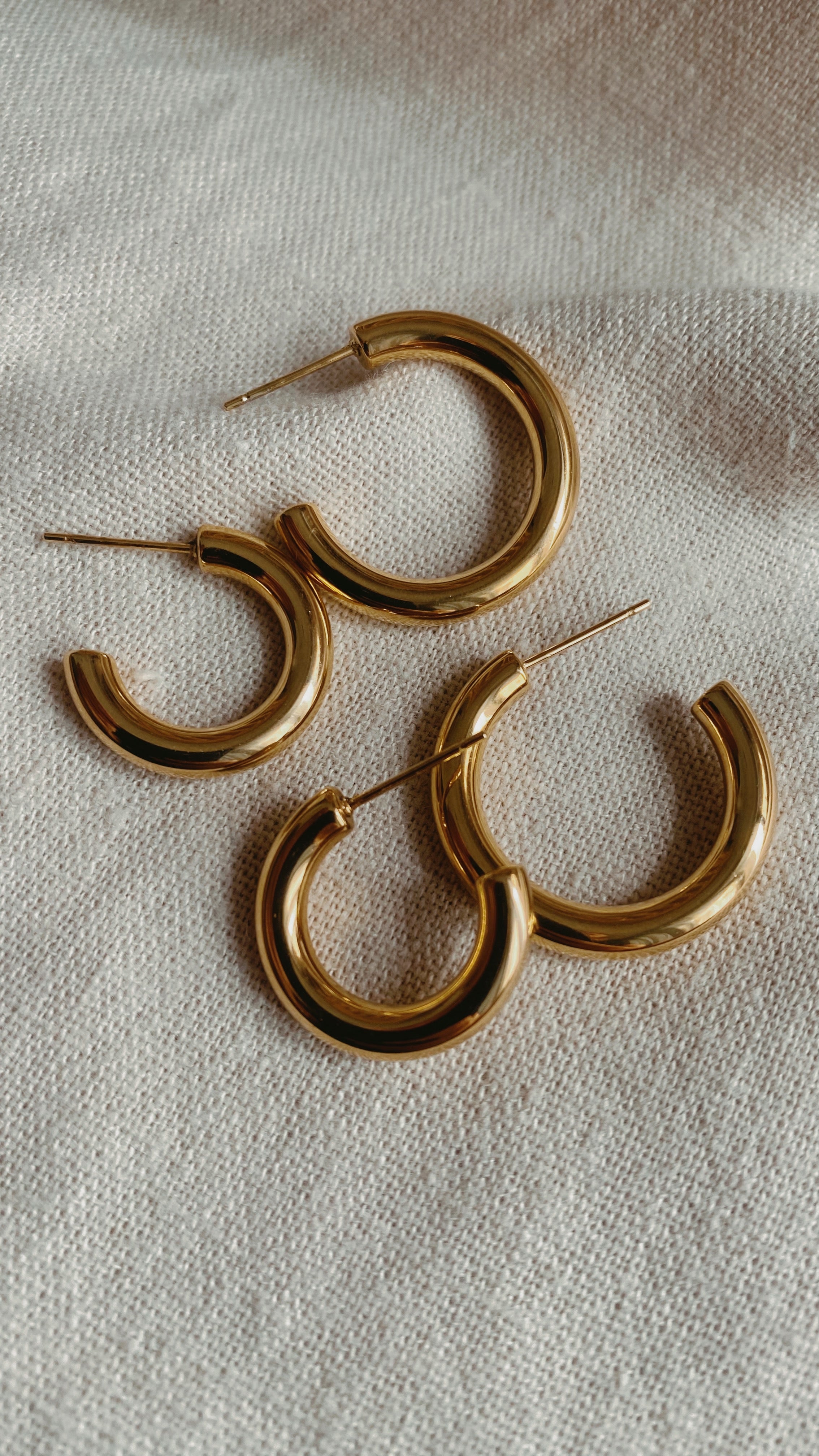 DEA Hoops Ohrring 20mm | Earring Gold