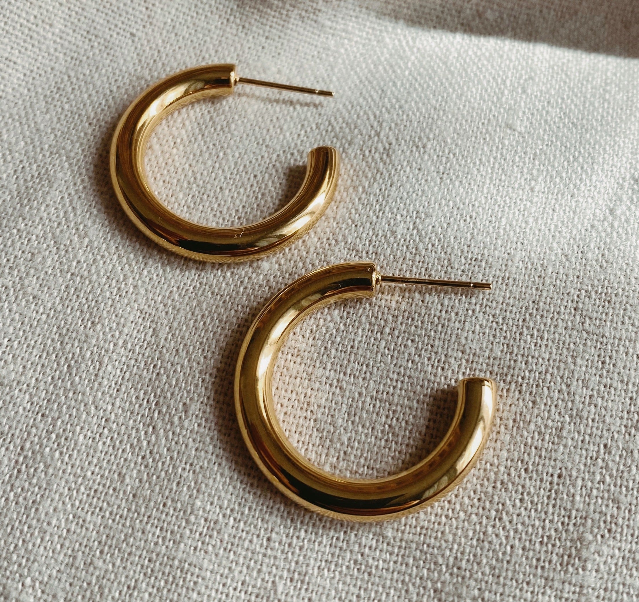 DEA Hoops Ohrring 25mm | Earring Gold