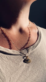 Protection EYE Mondstein Halskette | Necklace Gold