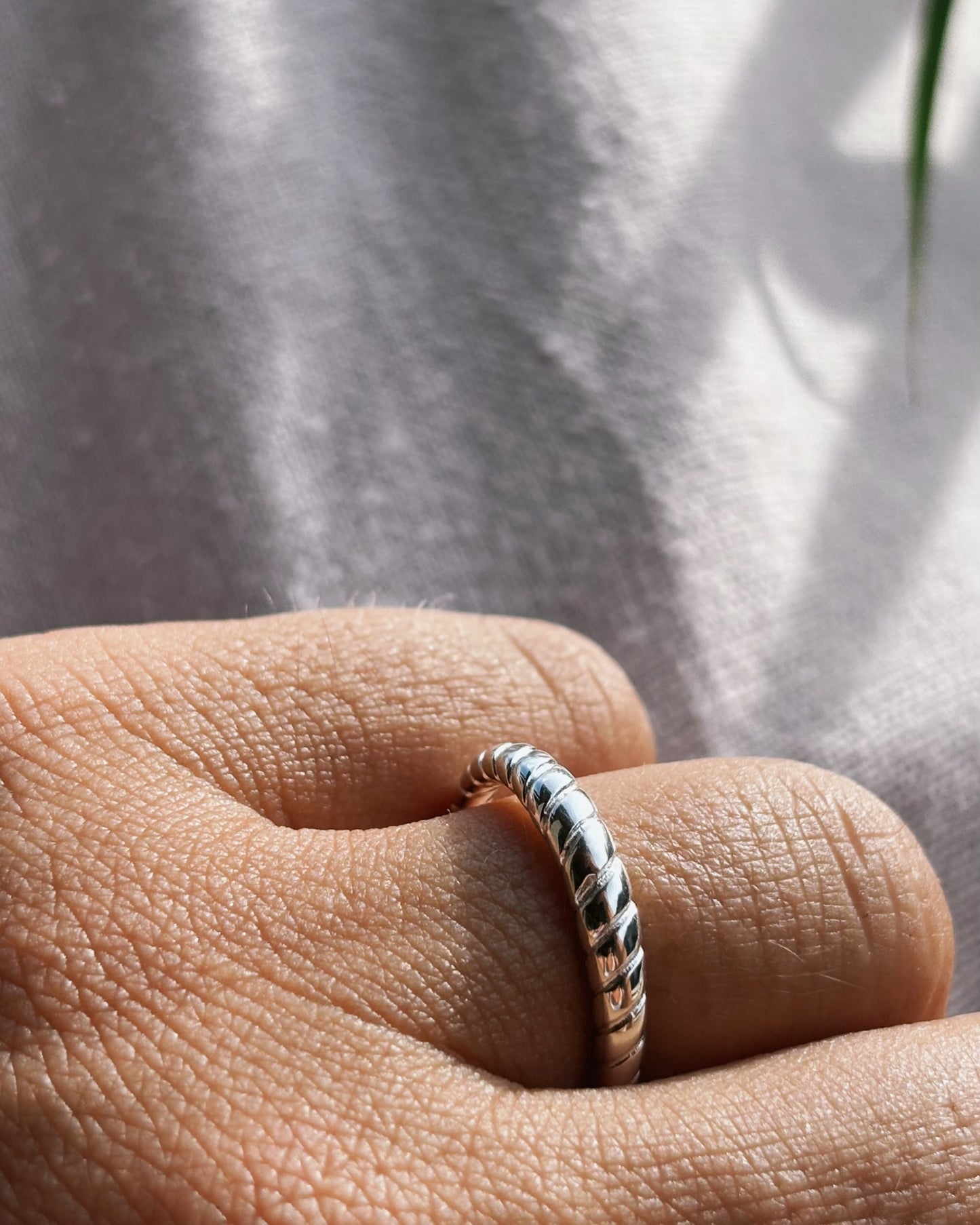 EMILY (twisted) Ring Silver