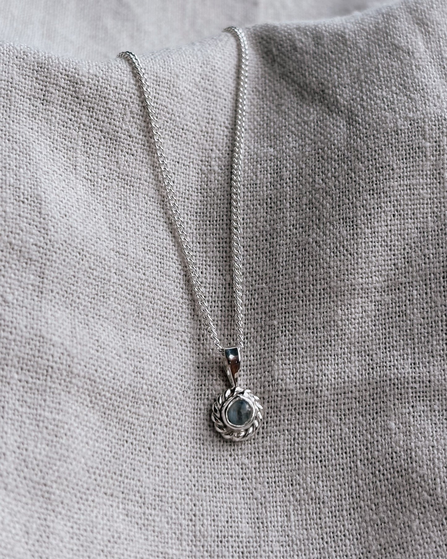 CINTA Mondstein Halskette | Necklace Silver