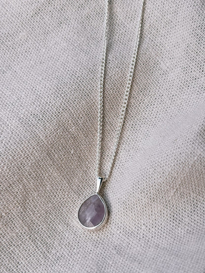 YUNA Amethyst Halskette | Necklace Silver