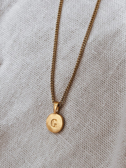 BUCHSTABEN Halskette | LETTER Necklace Gold