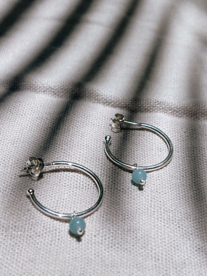 LIV Ohrring Amazonit | Earring Silver