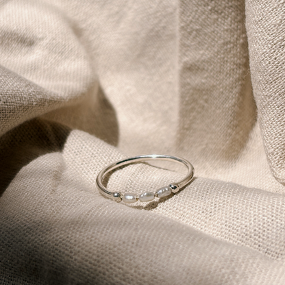 ALINA Pearl RING Silver