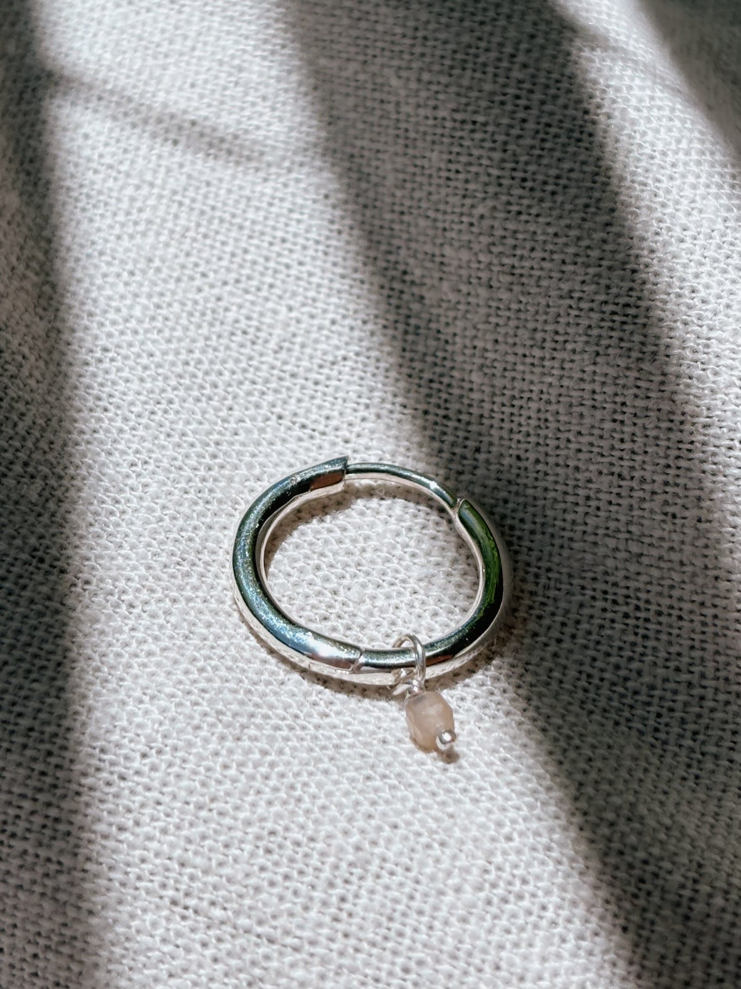 RINA (mit oder ohne Anhänger) 12mm Ohrring | Earring Silver