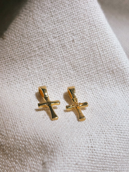 KREUZ Zircon Halskette | Necklace Gold