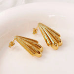 SITI Leaf Ohrring | Earring Gold