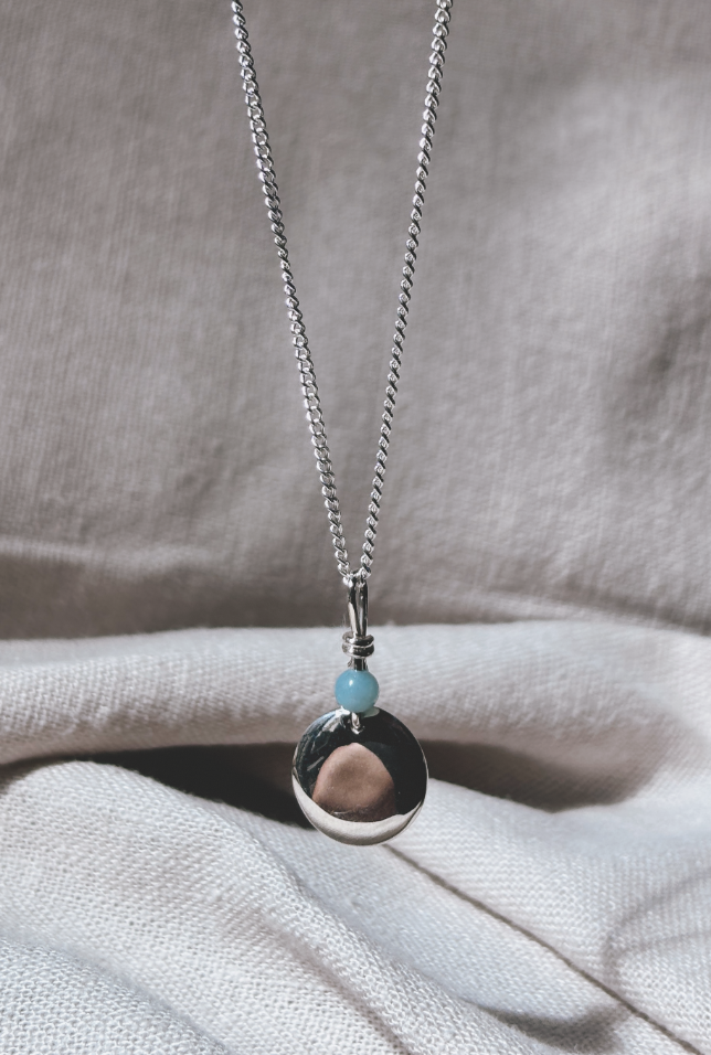 ANAM Amazonit Halskette | Necklace Silver
