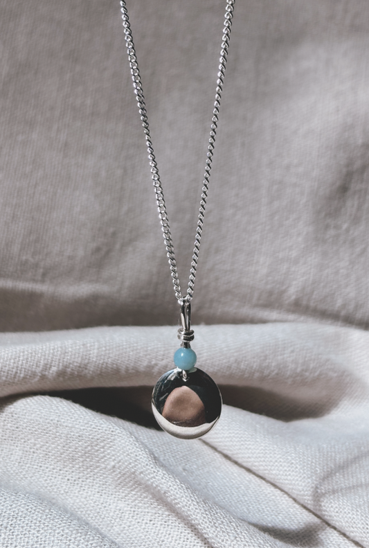 ANAM Amazonit Halskette | Necklace Silver