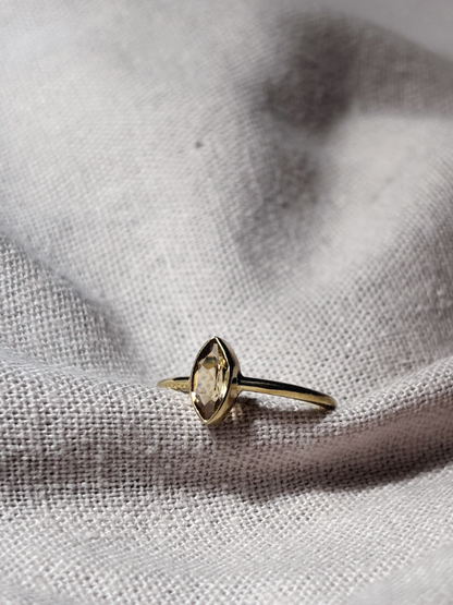 EMIA Citrin Ring Gold