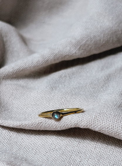 RENA Labradorit Ring Gold
