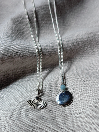 ANAM Amazonit Halskette | Necklace Silver