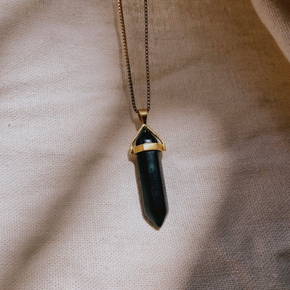 BELLE BLACK ONYX Halskette | Necklace Gold