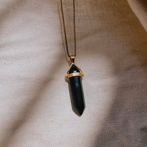 BELLE BLACK ONIX Halskette | Necklace Gold